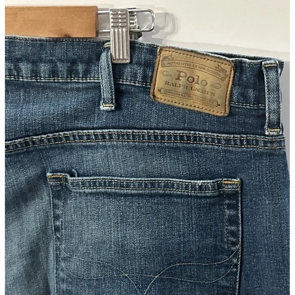 Mens Polo Ralph Lauren‎ Prospect Straight Jeans Big & Tall Sz 46B 46x30